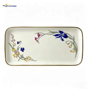 Set di Stoviglie <span class=keywords><strong>in</strong></span> <span class=keywords><strong>Porcellana</strong></span> di Lusso Moderno Placcato Oro 32 Pezzi, <span class=keywords><strong>Piatti</strong></span> e Ciotole con Motivi Floreali <span class=keywords><strong>in</strong></span> Stile Medio-Asiatico, Kit di Utensili Resistenti al Forno - Product Image 5
