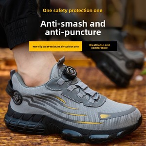 Nuove Scarpe Antinfortunistiche da Uomo 2026 con Punta in Acciaio, Anti-Schiacciamento, Anti-Perforazione, Traspiranti, con Tomaia in TPU e Suola Comfort per Lavoro - Product Image 3
