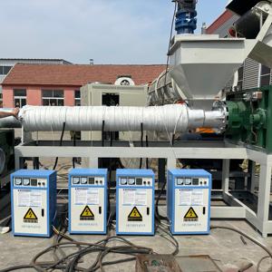Bền cảm ứng nóng cho nhựa pelletizing Máy CE chứng nhận sưởi ấm nhanh tiết kiệm năng lượng điện năng cao chi phí thấp - Product Image 2