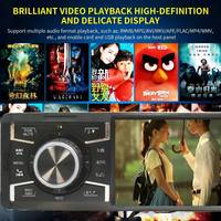 Lecteur MP5 universel pour voiture, autoradio stéréo, CarPlay sans fil, émetteur FM, port USB, 1 Din, récepteur BT SD Aux