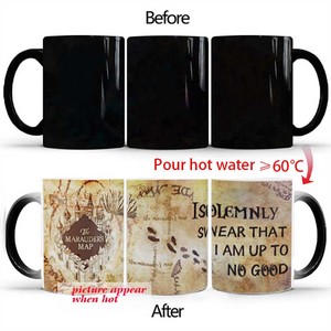 <span class=keywords><strong>Taza</strong></span> mágica que cambia de Color con mapa de <span class=keywords><strong>Harry</strong></span> Marauder, tazas de café sensibles al calor, tazas de té, regalo de Navidad sorprendido, novedad - Product Image 4