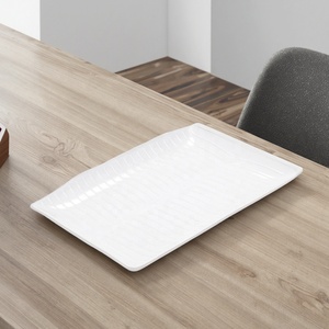 Bán buôn hình chữ nhật tấm không thể phá vỡ món ăn phục vụ món ăn thiết kế tấm bộ đồ ăn sets Đối với trang chủ - Product Image 6