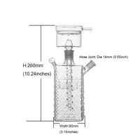 Grande Promotion : Ensemble Chicha en Verre Premium Complet avec Sac de Transport en Cuir