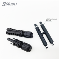 Connecteur PV Staubli MC4 Evo2 MC4 mâle et femelle IP68 pour Longi JA Solar, 1500V, 8, 10, 12 AWG, 1500VDC Evo 2