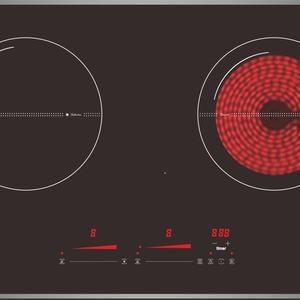 Nouvelle plaque de cuisson hybride à commande tactile 4000W 9 niveaux de puissance, cuisinière de cuisine électrique à induction infrarouge - Product Image 3