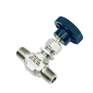 高品質SS316 NPT1/4外ネジニードルバルブ、石油化学およびガス用途向けシリンダーニードルバルブ継手 - Product Image 2