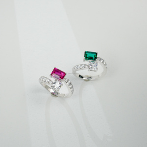 בנות מעבדה טבעת אבן אודם אודם 925 מותאם אישית סטרלינג טבעות תכשיטים אופנתיים לאירוע אירוסין לנשים - Product Image 3