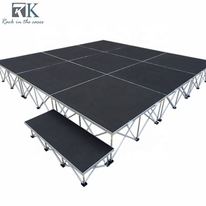Plateforme de scène mobile rapide et portable pour événements en plein air, concert, mini 4x4 pieds - Product Image 2