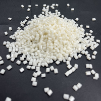 Granulés de résine PLA translucide, granulés de plastique en acide polylactique pour ustensiles jetables écologiques