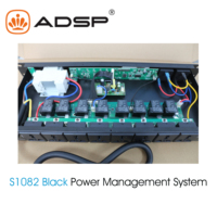 Penguat Daya Digital Kelas D Multifungsi Profesional 2000W Metal 1U Aode S-1082-33 8-Kanal untuk Konser/Pidato
