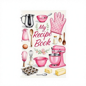Divertido Cuaderno de Recetas Personalizado, en Blanco, para Platos Caseros, Suministros para Manualidades, Impresión Digital, Cartón Dúplex, Espiral - Product Image 3