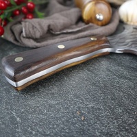 Couteau à désosser en acier au carbone 5CR15MOV, lame en acier inoxydable, manche en bois, hachette à viande écologique pour chef de cuisine chinois, en métal