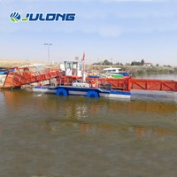 Moissonneuse-batteuse électrique automatique JULONG JLGC50 avec moteur et boîte de vitesses, capacité de 2,7 tonnes, vitesse de 3 km/h, certifiée ISO9001, à vendre
