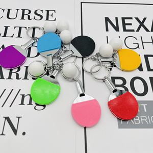 Llavero <span class=keywords><strong>de</strong></span> <span class=keywords><strong>tenis</strong></span> <span class=keywords><strong>de</strong></span> mesa personalizado al por mayor con mini pelota <span class=keywords><strong>de</strong></span> goma texturizada, recuerdo para fiestas, clubes y torneos deportivos - Product Image 1