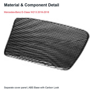 Juego de Cubiertas Decorativas para Consola Central con Aspecto de Carbono para Mercedes-Benz Clase E W213 2016-2018 - Product Image 4