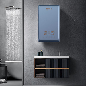Calentador de Agua Eléctrico Instantáneo Inteligente LED de 8.8KW, Delgado, de Pared, Ahorro de Energía, para Apartamentos - Product Image 1
