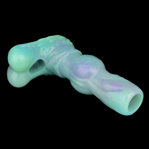 ของเล่นทางเพศสำหรับผู้ชาย YOCY Fantasy Realistic ทำจากซิลิโคนรูปทรงอวัยวะเพศชายแบบเอเลี่ยน ชุดปลอกสวมเพิ่มขนาด ช่วยยืดเวลาการหลั่งเร็ว สำหรับเซ็กส์ทอย - Product Image 6