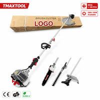 Ensemble d'outils de jardinage multifonction 5-en-1 à essence 52cc : débroussailleuse, taille-haie, sécateur à perche - Prix usine OEM en gros