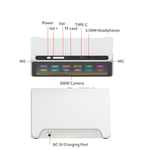 Haut-parleur intelligent Android avec réseau Wi-Fi, appel vidéo domestique, haut-parleur portable d'extérieur avec écran 7 pouces 1024*600 et caméra - Product Image 4