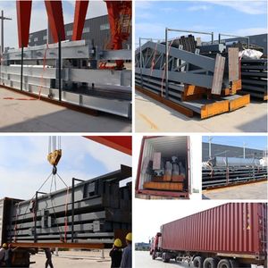 บริการแบบครบวงจร โรงจอดรถโครงสร้างเหล็กสำเร็จรูป อาคารโครงสร้างเหล็ก โรงงานโครงสร้างเหล็ก โรงเก็บของโครงสร้างเหล็ก - Product Image 6