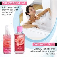 Perlengkapan Mandi Ukuran Perjalanan 3 Fl Oz Aroma Camellia dan Bunga Sakura Jepang Melembapkan & Menenangkan Set Spa Rumahan Body Lotion