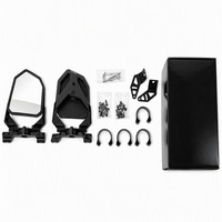 Rétroviseurs latéraux personnalisés pour UTV, fixation double pince sur barre anti-roulis pour VTT, SxS, véhicules tout-terrain, impression de logo, vente en gros usine
