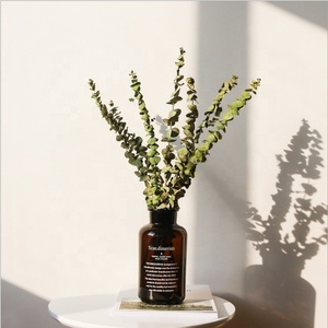 Nouveau Vintage fleur verre Vase nordique Ins ambre fleur Vase décoration de la maison bouteille en verre - Product Image 4