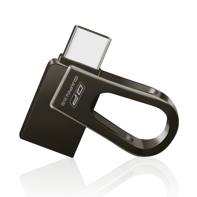 High-Speed 128GB Longima USB 3.0 Type-C Metal Flash Drive Large Capacity for Office Car Mobile Phone Computer