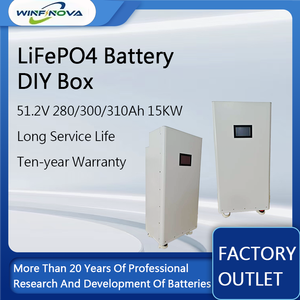 Bộ lắp ráp pin LiFePO4 48/51.2V 200/300Ah độ bền cao, có thể xếp chồng, hệ thống điện gia đình, hộp pin và giá đỡ đạt chuẩn IP20 - Product Image 4