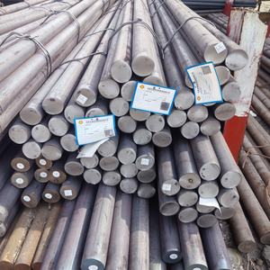قضبان فولاذية مستديرة مدرفلة على الساخن من <span class=keywords><strong>5.5</strong></span> إلى 250 مم، Q195 Q235، فولاذ سهل القطع للحام في البناء العام ومواد البناء - Product Image 2