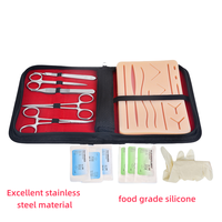 Kit d'outils de chirurgie dentaire pour étudiants en médecine Coussinet de suture en silicone pour la formation pratique en sciences médicales essentielles