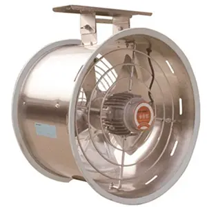 Ventiladores de fluxo axial de aço inoxidável, alta qualidade, estufa, ventiladores de ventilação de ar, ventiladores de circulação de ar inoxidável para greenhouse