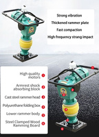 Vente d'usine nouveau compacteur de sol électrique pilon de bourrage 220v/380v terre pilon Machine de Vibration saut Jack moteur haute