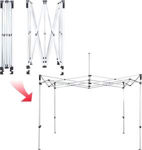 Nuevo Estilo Carpa <span class=keywords><strong>Plegable</strong></span> para Exterior tipo Gazebo 2x2 2x3 3x3 <span class=keywords><strong>3x4</strong></span> <span class=keywords><strong>3x4</strong></span>.5 3x6 a Precio de Fábrica y de Alta Calidad - Product Image 6