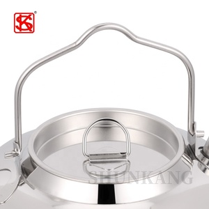 Portable Stainless Steel Tea <strong>Kettle</strong> Pot for Outdoor Camping Mini Cooking Water <strong>Kettle</strong> - Product Image 2