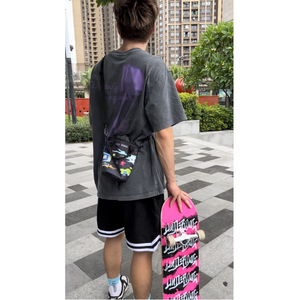 Bolso Bandolera Moderno, Bolso Bandolera Práctico de Nailon Estampado, Bolso Bandolera Unisex para Teléfono Móvil - Product Image 4