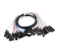 Câble XLR blindé 4 8 canaux XLR mâle vers XLR femelle câble serpent cordon 1m 2m 3m pour Microphone