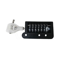 Compteur rotatif à 7 chiffres 0-9999999 Totalisateur mécanique à course pour distributeur de carburant diesel