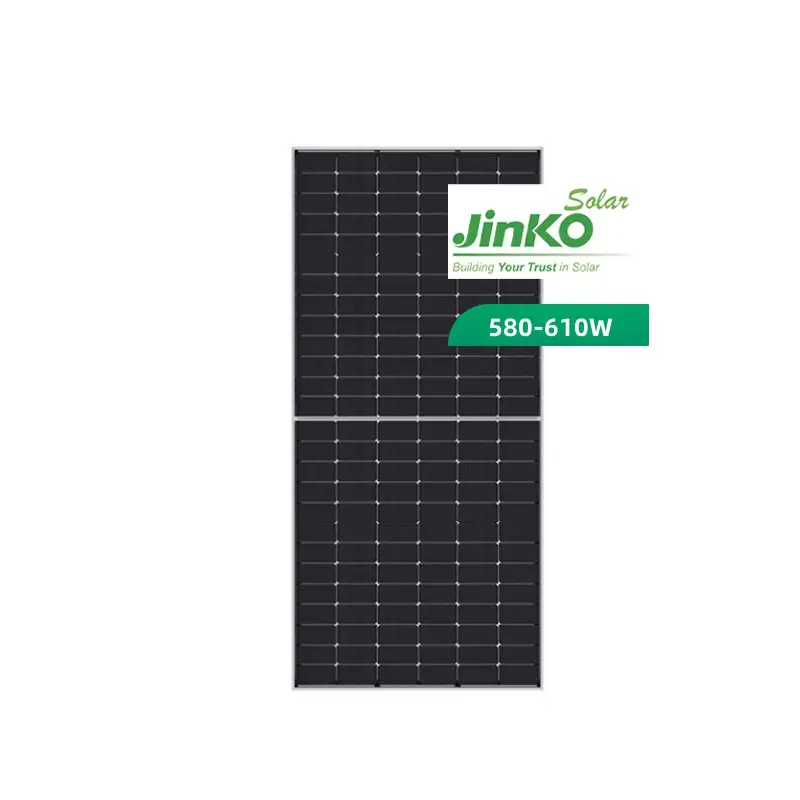 Jinko Tiger Neo N-type 72HL4R-(V) 580-610 Watt 144 Cells Precio del panel solar para el sistema de módulo fotovoltaico