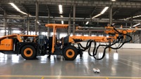 Foreuse DTH KJ421 sur pneus, à moteur diesel, de type hydraulique haute pression, avec boîte de vitesses et roulement, pour utilisation en mine ouverte, profondeur 3600 mm