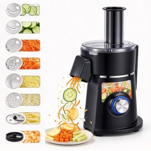 Food Processor With Slicer Dicing Julienne Blade Dicer <b>Shredder</b> Salad Maker 8 In 1 Electric Food Processor Machine Multifunction - Product Image 1