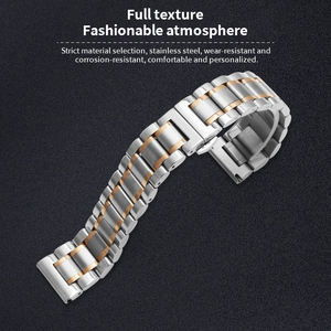 Correa de Acero Inoxidable para Huawei GT GT2 <span class=keywords><strong>Amazfit</strong></span> <span class=keywords><strong>GTR</strong></span> para Galaxy 3 4 5 Gear S3 Classic 18mm 20 22 24mm Brazalete de Metal - Product Image 4