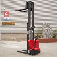 Transpaleta Électrique Autopropulsée Modèle 2000kg avec 5m de Hauteur de Levage pour la Manipulation de Charges en Entrepôt