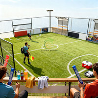Court de futsal à bas prix terrain de jeu sportif à la fois terrain de football intérieur et extérieur Panna Cage Court