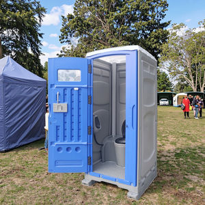 Toilettes préfabriquées économiques et durables, unité de toilettes mobiles de luxe, toilettes portables pour événements, camping - Product Image 1