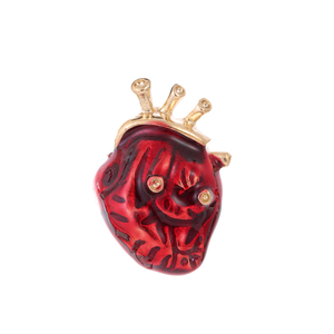 Großhandel medizinische Ausrüstung Souvenirs Doktor Brosche Cartoon menschliche Orgel Brust Blume Doktor Krankens ch wester Herz Brosche Legierung Pin - Product Image 1