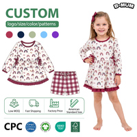 Robe d'été arc-en-ciel élégante pour petites filles, coupe trapèze, avec dentelle, tenue de mode pour bébé, fabricant de boutique