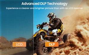 Mini projecteur DLP portable, batterie, WiFi6, BT, <span class=keywords><strong>Android</strong></span> 9, home cinéma, TV, 120ANSI, 4K-Laser, 3D, rechargeable, projecteur vidéo intelligent - Product Image 4