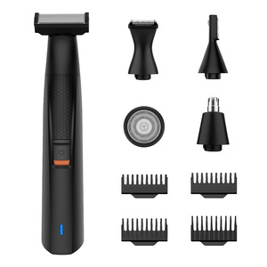 Rasoir électrique rechargeable Utrust 5-en-1 avec moteur 6000 tr/min, tondeuse à barbe et cheveux pour hommes - Product Image 2