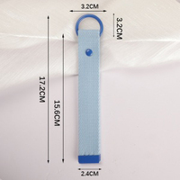 Ruban de sangle en toile de coton de couleur unie bricolage étiquette imprimée patchs de broderie à la main pour accessoire de lanière